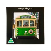 Melbourne W-Class Tram Fridge Magnet